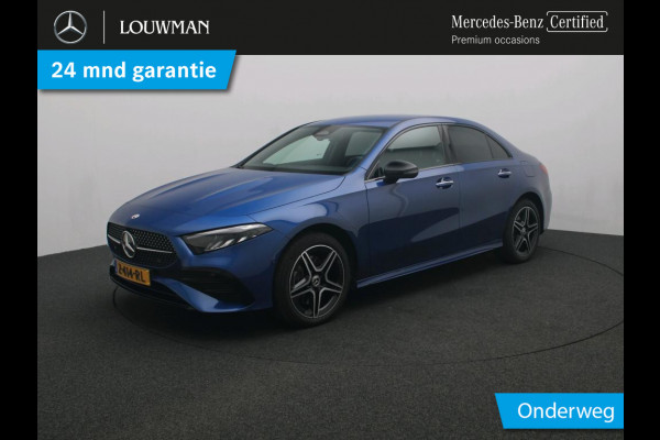 Mercedes-Benz A-Klasse 250 e AMG Plug-In Hybride AMG Line | Night Pakket | Trekhaak | Sfeerverlichting  | Achteruitrijcamera | Stuur en Stoelverwarming. Inclusief 24 maanden MB Certified garantie voor Europa.