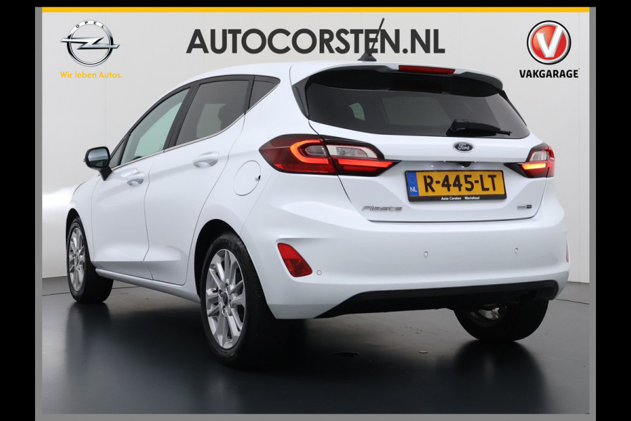 Ford Fiesta T 125PK Hybrid Titanium X Apple Carplay Android Auto Navi Bordherkenning Camera Ecc Cruise Control Pdc Lmv Privacy Glas Led Ford Sync 3 Keyless Bluetooth DAB+ 1e Eigenaar Origineel Nederlandse Auto Nieuwprijs  €26.000,-