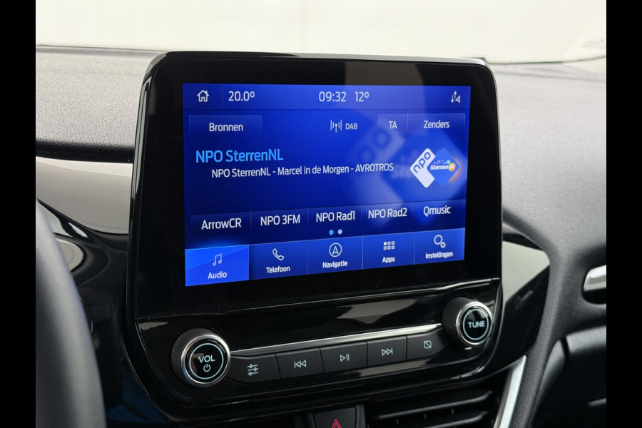 Ford Fiesta T 125PK Hybrid Titanium X Apple Carplay Android Auto Navi Bordherkenning Camera Ecc Cruise Control Pdc Lmv Privacy Glas Led Ford Sync 3 Keyless Bluetooth DAB+ 1e Eigenaar Origineel Nederlandse Auto Nieuwprijs  €26.000,-