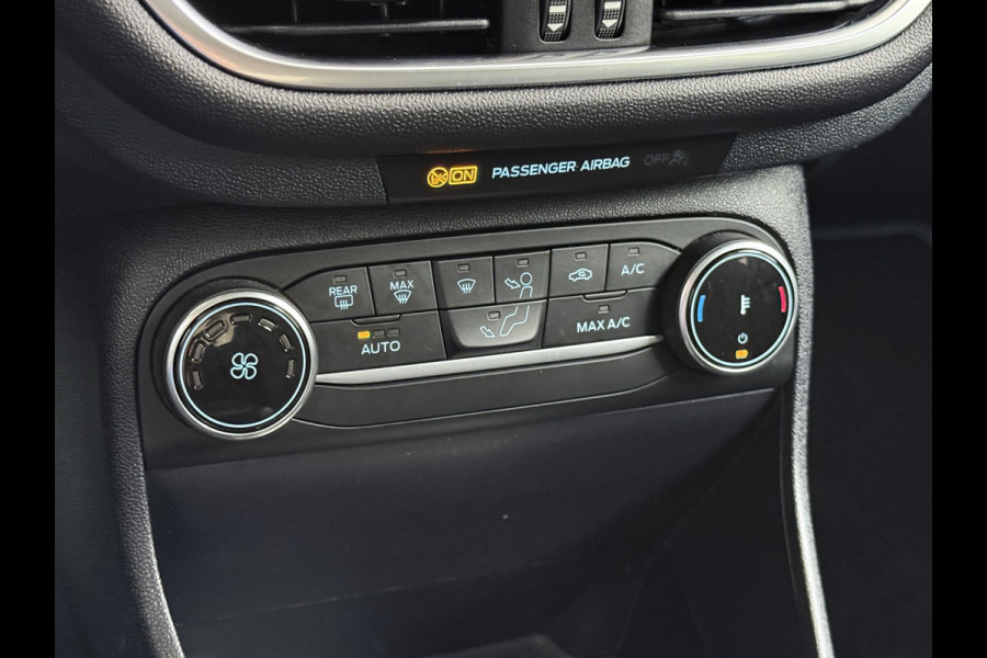 Ford Fiesta T 125PK Hybrid Titanium X Apple Carplay Android Auto Navi Bordherkenning Camera Ecc Cruise Control Pdc Lmv Privacy Glas Led Ford Sync 3 Keyless Bluetooth DAB+ 1e Eigenaar Origineel Nederlandse Auto Nieuwprijs  €26.000,-