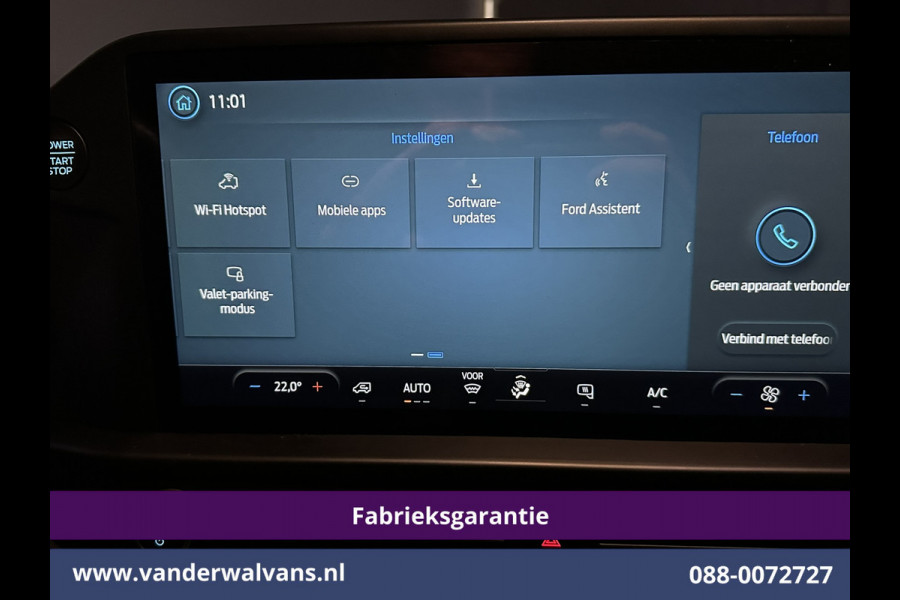 Ford Transit Custom 2.0 TDCI 136pk L2H1 Fabrieksgarantie Euro6 Airco | Camera | LED | Cruisecontrol | Parkeersensoren Verwarmde voorruit, Bijrijdersbank