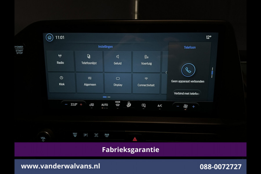 Ford Transit Custom 2.0 TDCI 136pk L2H1 Fabrieksgarantie Euro6 Airco | Camera | LED | Cruisecontrol | Parkeersensoren Verwarmde voorruit, Bijrijdersbank