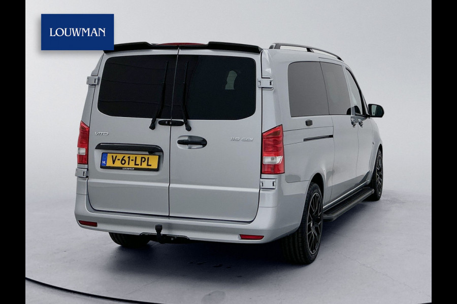 Mercedes-Benz Vito 119 CDI L3 DC *Edition* Leder Dubbele cabine bpm vrij Treeplanken Multibeam LED Trekhaak Achteruitrijcamera Betimmering