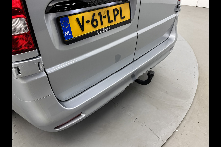 Mercedes-Benz Vito 119 CDI L3 DC *Edition* Leder Dubbele cabine bpm vrij Treeplanken Multibeam LED Trekhaak Achteruitrijcamera Betimmering