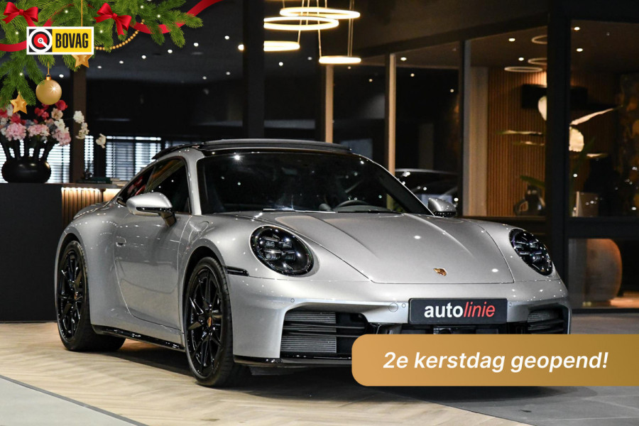Porsche 911 3.0 Carrera MY25. BTW. Sport Design, Chrono, Lift, Pano, SportUitl, Leder, HD-Matrix, 14 Weg, Koeling, 360, ACC, Bose!
