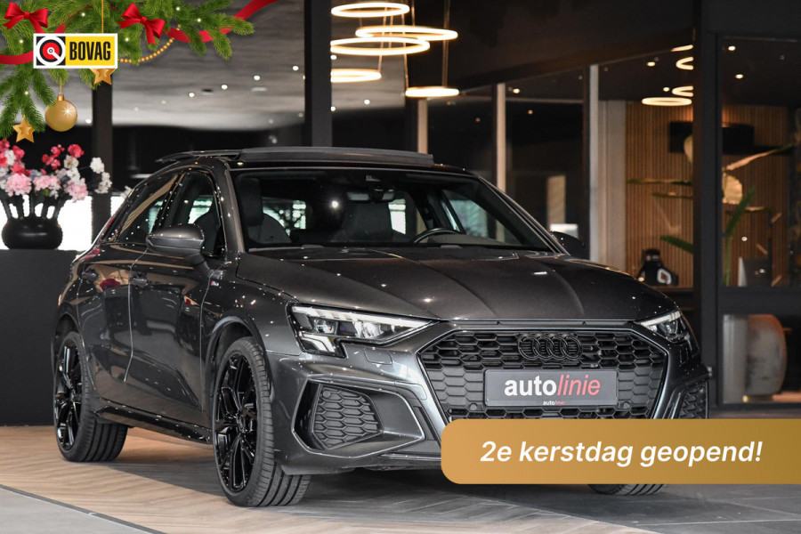 Audi A3 Sportback 40 TFSI e 3x S-Line. RS Zetels, Pano, ACC, Keyless, Camera, Matrix, 19'', CarPlay!