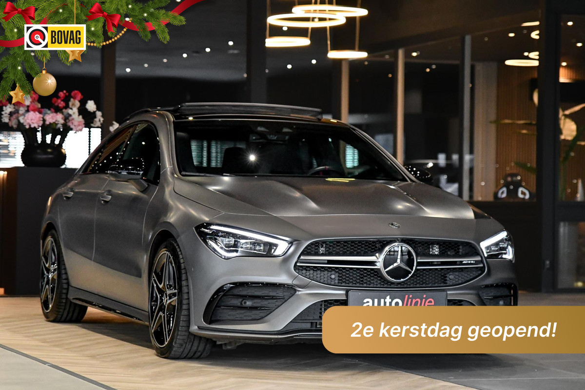Mercedes-Benz CLA-Klasse 35 AMG 4MATIC. Pano, Distro+, 360, Multibeam, Sfeer, Dodeh, CarPlay!