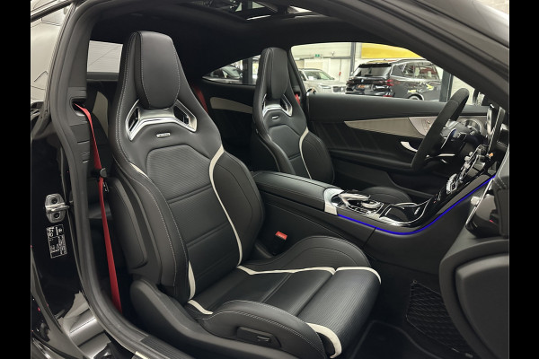 Mercedes-Benz C-Klasse Coupé 63 S AMG | Keramisch | Schaalstoelen | AMG Driver's Package | Aero-Pakket | Panorama | Burmester | Multi-Beam LED | Memory | ACC | Rij-Assistentie Pakket | Keyless-Go | Sfeerverlichting | Carplay |
