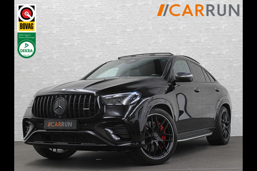 Mercedes-Benz GLE Coupé AMG 53 Hybrid | Carbon | Leder-Exclusief | Massage | Soft-Close | Stoelventilatie | 360 Camera | Panorama | ACC | Treeplanken Verlicht | Stoelverwarming V+A | Head-Up | Burmester | Trekhaak | Luchtvering | AMG Drive-Unit | Alcantara-Carbon Stuur | 4-Zone Clima | Rode Gordels | Berker Clima | 22 inch | Stuurwielverwarming |