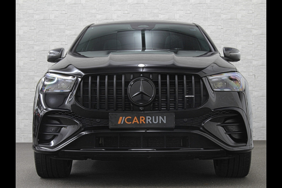 Mercedes-Benz GLE Coupé AMG 53 Hybrid | Carbon | Leder-Exclusief | Massage | Soft-Close | Stoelventilatie | 360 Camera | Panorama | ACC | Treeplanken Verlicht | Stoelverwarming V+A | Head-Up | Burmester | Trekhaak | Luchtvering | AMG Drive-Unit | Alcantara-Carbon Stuur | 4-Zone Clima | Rode Gordels | Berker Clima | 22 inch | Stuurwielverwarming |