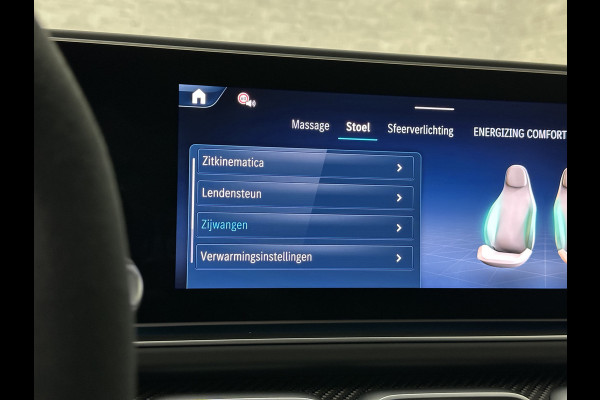 Mercedes-Benz GLE Coupé AMG 53 Hybrid | Carbon | Leder-Exclusief | Massage | Soft-Close | Stoelventilatie | 360 Camera | Panorama | ACC | Treeplanken Verlicht | Stoelverwarming V+A | Head-Up | Burmester | Trekhaak | Luchtvering | AMG Drive-Unit | Alcantara-Carbon Stuur | 4-Zone Clima | Rode Gordels | Berker Clima | 22 inch | Stuurwielverwarming |