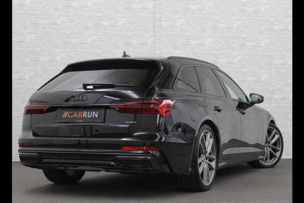 Audi A6 Avant 55 TFSI V6 340PK S-Line | Luchtvering | ACC | B&O | Panorama | 360 Camera | Matrix-LED | Trekhaak | RS-Leder | Standkachel | 4-Zone Clima | 21'' | Stoelverwarming V+A | Carplay | Lane & Side Assist | Virtual-Cockpit | Draadloos Laden.