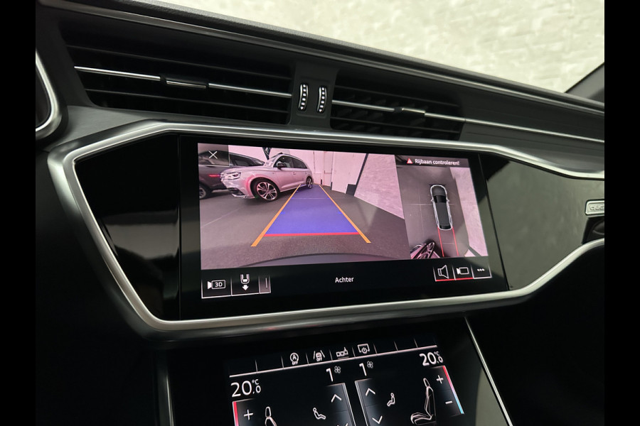 Audi A6 Avant 55 TFSI V6 340PK S-Line | Luchtvering | ACC | B&O | Panorama | 360 Camera | Matrix-LED | Trekhaak | RS-Leder | Standkachel | 4-Zone Clima | 21'' | Stoelverwarming V+A | Carplay | Lane & Side Assist | Virtual-Cockpit | Draadloos Laden.