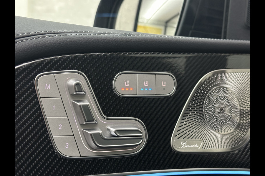 Mercedes-Benz GLE AMG 53 Hybrid 4MATIC+ | Nieuw! | Panorama | Massage | Soft-Close | ACC | 360 Camera | Stoelventilatie | Head-Up | Burmester | Trekhaak | Carbon | Stoelverwarming V+A | 4-Zone Clima | AMG Drive-Unit | ISO & Warmtewerend Glas | 22 Inch | Keyless-Go | Night-Pakket | Memory | Luchtvering | Parfumering | Carplay | Stuurverwarming | Rij assistent pakket + | Bekerhouder Clima | Draadloos Laden |