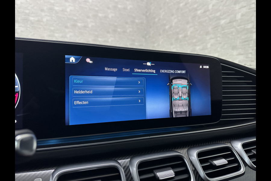 Mercedes-Benz GLE AMG 53 Hybrid 4MATIC+ | Nieuw! | Panorama | Massage | Soft-Close | ACC | 360 Camera | Stoelventilatie | Head-Up | Burmester | Trekhaak | Carbon | Stoelverwarming V+A | 4-Zone Clima | AMG Drive-Unit | ISO & Warmtewerend Glas | 22 Inch | Keyless-Go | Night-Pakket | Memory | Luchtvering | Parfumering | Carplay | Stuurverwarming | Rij assistent pakket + | Bekerhouder Clima | Draadloos Laden |