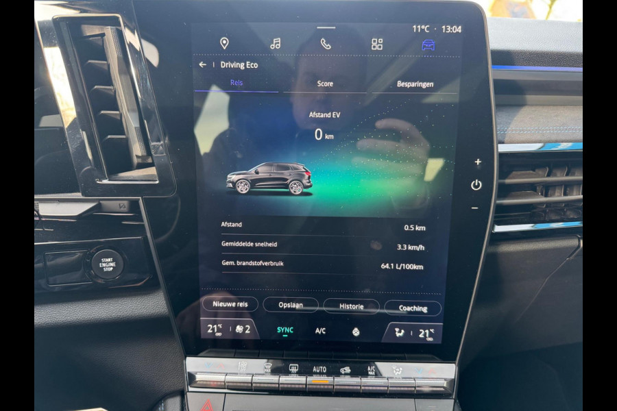 Renault Espace E-Tech full hybrid 200 esprit Alpine 7pers. Pano / 360 Cam / Mat Grijs / 4 Control / Pano / Elektr bed. Aklep