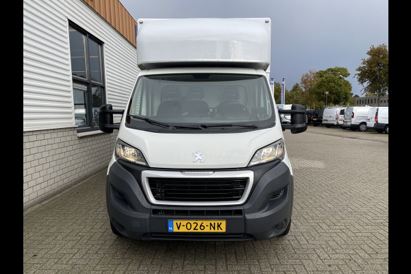 Peugeot Boxer 435 2.0 BlueHDI 164pk Pro bakwagen met Dhollandia laadklep / 440 cm lang / doorladen tot 550 cm mogelijk boven de cabine / euro 6 / airco