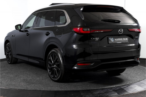 Mazda CX-80 2.5 e-SkyActiv PHEV Homura Plus 7p. | S/K-Panodak | Adapt. Cruise | Elek. Stoel-+verwarming & Ventilatie | Leder | HUD | 360 Camera | Bose | NAV+App. Connect | LM 20" | 9290