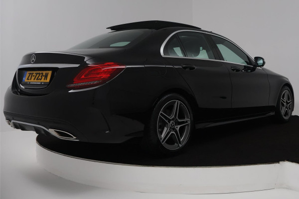 Mercedes-Benz C-Klasse 180 Business Solution AMG (PANORAMADAK, SFEERVERLICHTING, STOELVERWARMING, ACHTERUITRIJCAMERA, SENSOREN)