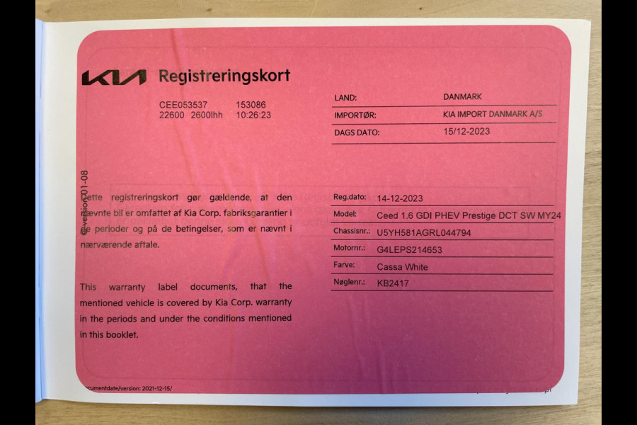 Kia Ceed Sportswagon 1.6 GDI PHEV DynamicLine|CARPLAY|STOEL-,STUURVERW|CAMERA|CRUISE|CLIMATE|INCL.BTW|1e EIG.|