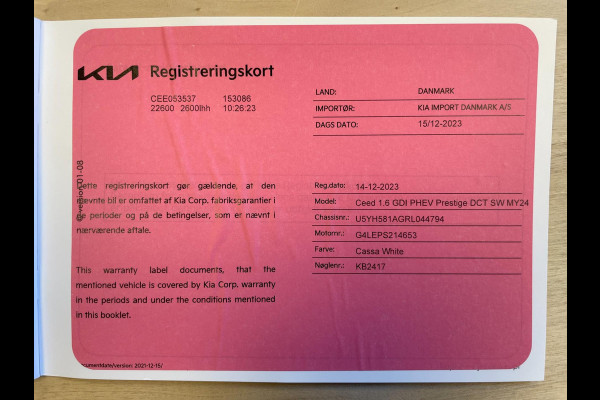 Kia Ceed Sportswagon 1.6 GDI PHEV DynamicLine|CARPLAY|STOEL-,STUURVERW|CAMERA|CRUISE|CLIMATE|INCL.BTW|1e EIG.|