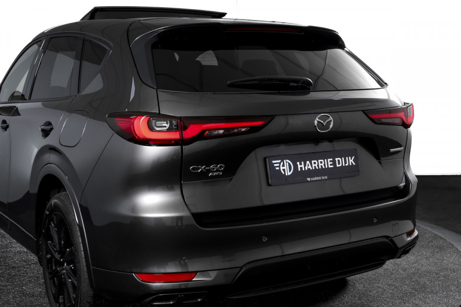 Mazda CX-60 2.5 e-SkyActiv PHEV Homura Plus | S/K-Panodak | Adapt. Cruise | Elek. Stoel-+verwarming & Ventilatie | Leder | HUD | 360 Camera | Bose | NAV+App. Connect | LM 20" | 0217