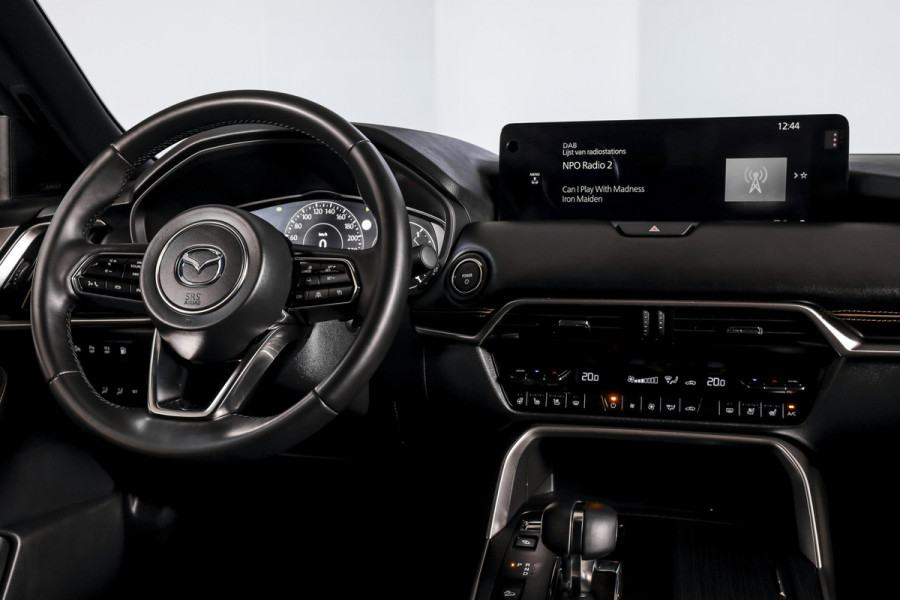 Mazda CX-60 2.5 e-SkyActiv PHEV Homura Plus | S/K-Panodak | Adapt. Cruise | Elek. Stoel-+verwarming & Ventilatie | Leder | HUD | 360 Camera | Bose | NAV+App. Connect | LM 20" | 0617