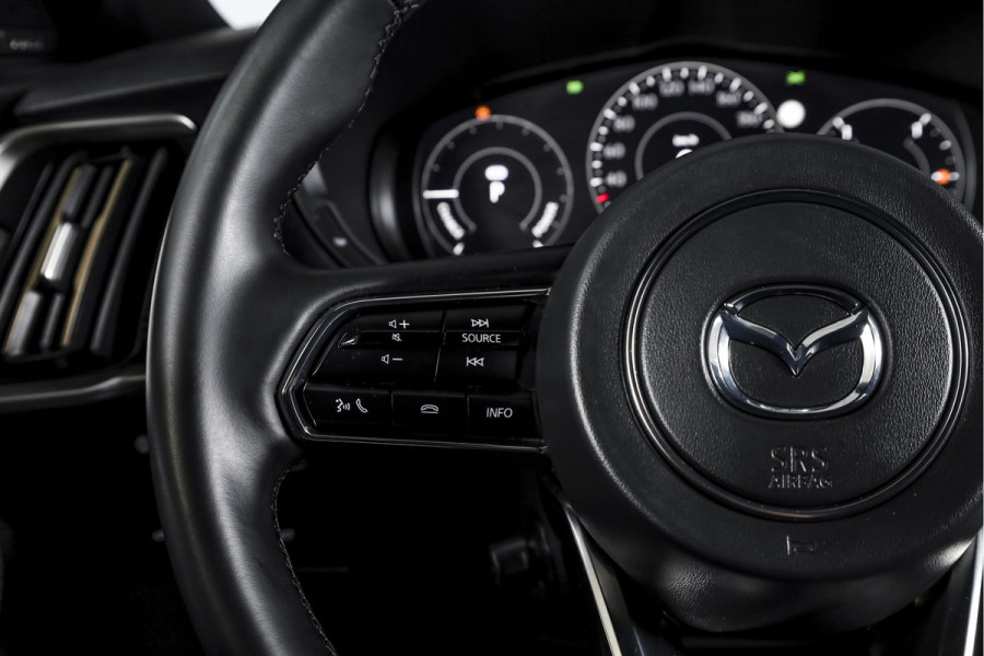 Mazda CX-60 2.5 e-SkyActiv PHEV Homura Plus | S/K-Panodak | Adapt. Cruise | Elek. Stoel-+verwarming & Ventilatie | Leder | HUD | 360 Camera | Bose | NAV+App. Connect | LM 20" | 0617