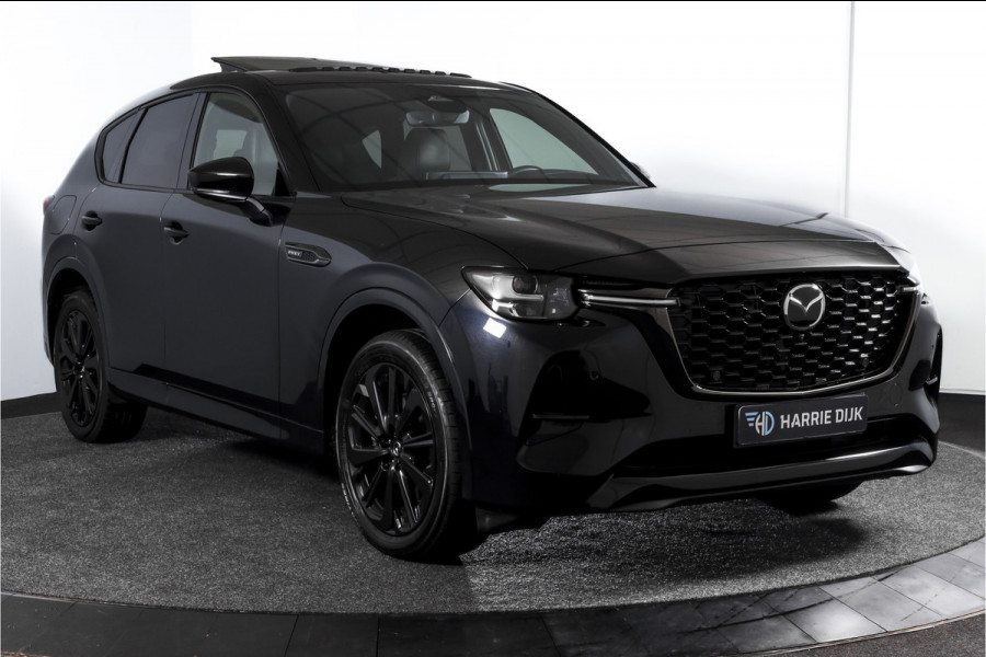Mazda CX-60 2.5 e-SkyActiv PHEV Homura Plus | S/K-Panodak | Adapt. Cruise | Elek. Stoel-+verwarming & Ventilatie | Leder | HUD | 360 Camera | Bose | NAV+App. Connect | LM 20" | 0617