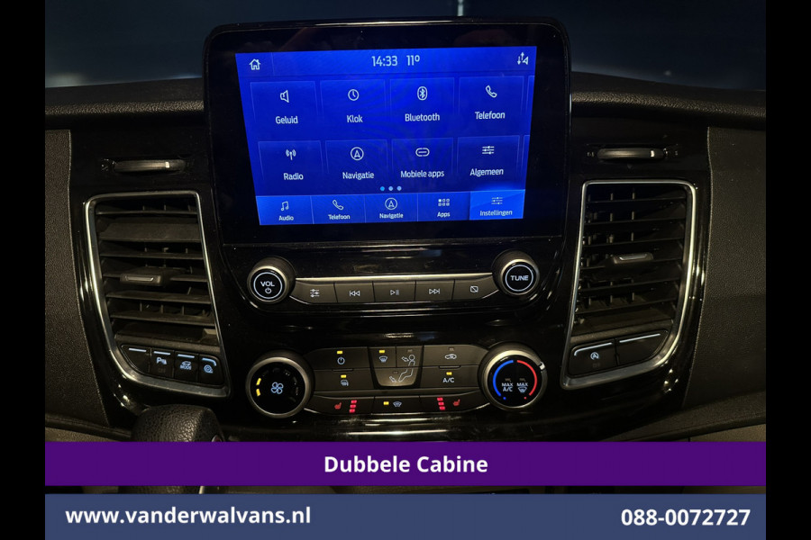 Ford Transit Custom 2.0 TDCI 170pk Automaat L1H1 Dubbele Cabine Sport Euro6 Airco | 5-Zits | Navigatie | 2x Zijdeur |Camera Apple Carplay, LED, Cruisecontrol, Stoelverwarming, Verwarmde Voorruit, Parkeersensoren