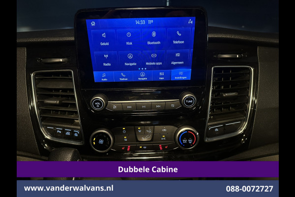 Ford Transit Custom 2.0 TDCI 170pk Automaat L1H1 Dubbele Cabine Sport Euro6 Airco | 5-Zits | Navigatie | 2x Zijdeur |Camera Apple Carplay, LED, Cruisecontrol, Stoelverwarming, Verwarmde Voorruit, Parkeersensoren