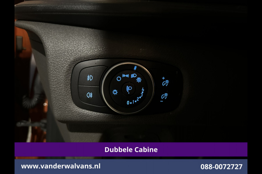 Ford Transit Custom 2.0 TDCI 170pk Automaat L1H1 Dubbele Cabine Sport Euro6 Airco | 5-Zits | Navigatie | 2x Zijdeur |Camera Apple Carplay, LED, Cruisecontrol, Stoelverwarming, Verwarmde Voorruit, Parkeersensoren