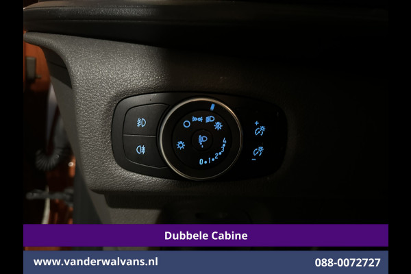 Ford Transit Custom 2.0 TDCI 170pk Automaat L1H1 Dubbele Cabine Sport Euro6 Airco | 5-Zits | Navigatie | 2x Zijdeur |Camera Apple Carplay, LED, Cruisecontrol, Stoelverwarming, Verwarmde Voorruit, Parkeersensoren