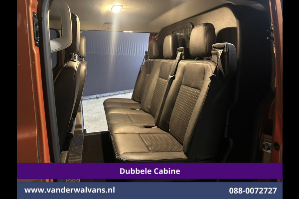 Ford Transit Custom 2.0 TDCI 170pk Automaat L1H1 Dubbele Cabine Sport Euro6 Airco | 5-Zits | Navigatie | 2x Zijdeur |Camera Apple Carplay, LED, Cruisecontrol, Stoelverwarming, Verwarmde Voorruit, Parkeersensoren