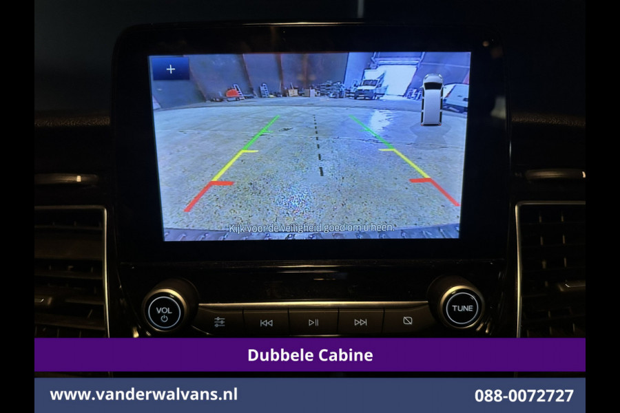 Ford Transit Custom 2.0 TDCI 170pk Automaat L1H1 Dubbele Cabine Sport Euro6 Airco | 5-Zits | Navigatie | 2x Zijdeur |Camera Apple Carplay, LED, Cruisecontrol, Stoelverwarming, Verwarmde Voorruit, Parkeersensoren