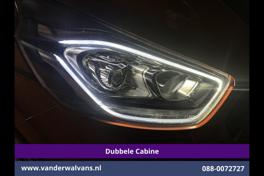 Ford Transit Custom 2.0 TDCI 170pk Automaat L1H1 Dubbele Cabine Sport Euro6 Airco | 5-Zits | Navigatie | 2x Zijdeur |Camera Apple Carplay, LED, Cruisecontrol, Stoelverwarming, Verwarmde Voorruit, Parkeersensoren
