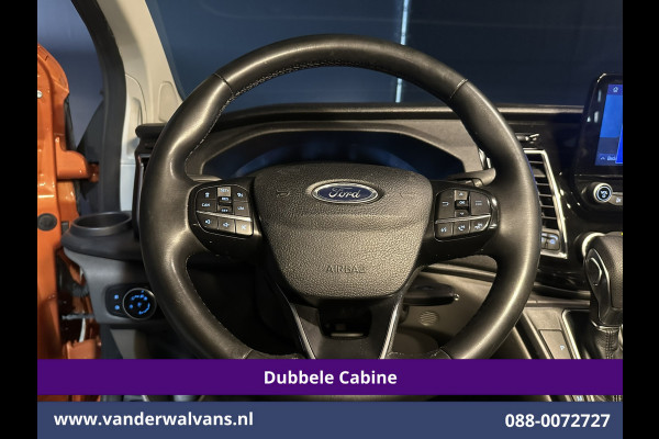 Ford Transit Custom 2.0 TDCI 170pk Automaat L1H1 Dubbele Cabine Sport Euro6 Airco | 5-Zits | Navigatie | 2x Zijdeur |Camera Apple Carplay, LED, Cruisecontrol, Stoelverwarming, Verwarmde Voorruit, Parkeersensoren