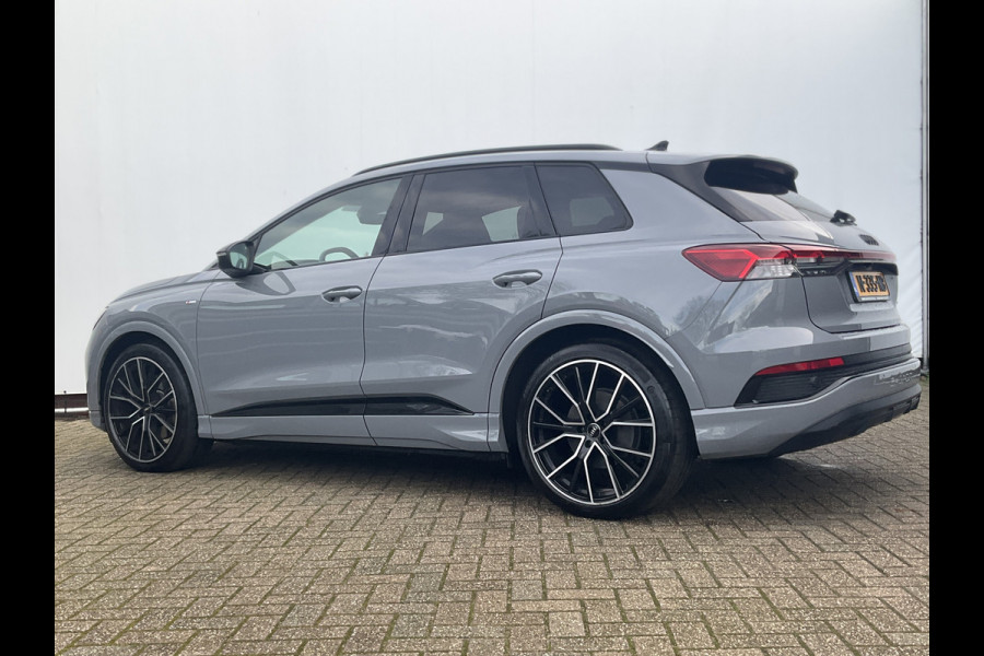 Audi Q4 e-tron 50 quattro Launch edition S Competition 77 kWh 1Eig Warmtepomp Sonos Camera Leer NL-Auto Uitstraling!