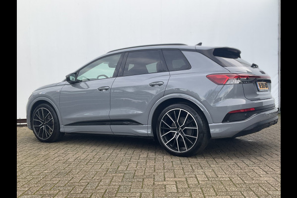 Audi Q4 e-tron 50 quattro Launch edition S Competition 77 kWh 1Eig Warmtepomp Sonos Camera Leer NL-Auto Uitstraling!