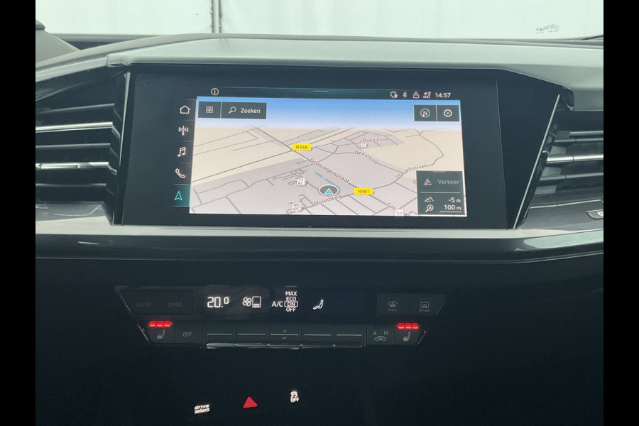 Audi Q4 e-tron 50 quattro Launch edition S Competition 77 kWh 1Eig Warmtepomp Sonos Camera Leer NL-Auto Uitstraling!