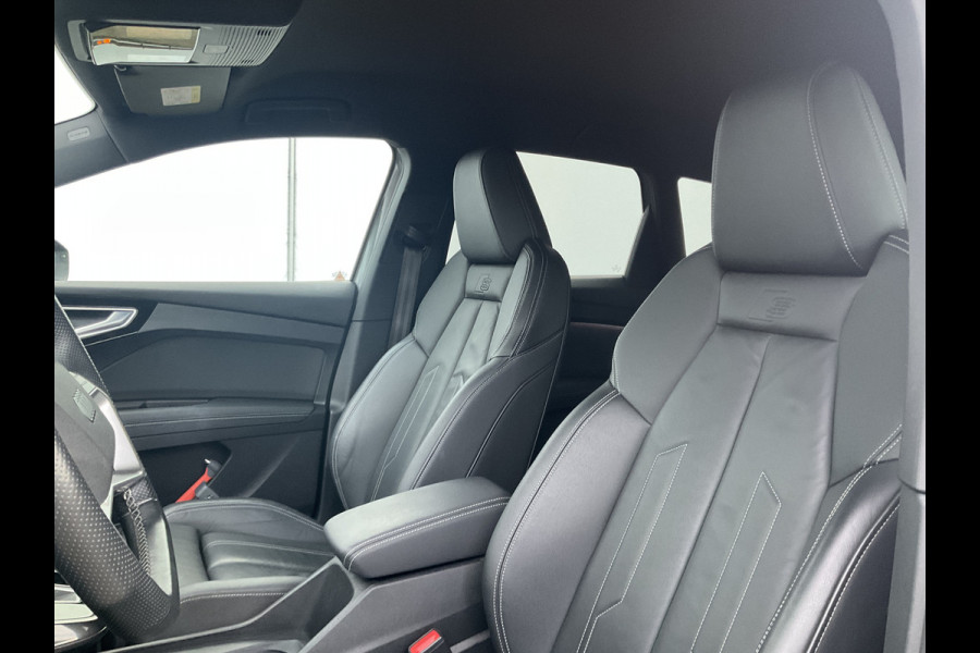 Audi Q4 e-tron 50 quattro Launch edition S Competition 77 kWh 1Eig Warmtepomp Sonos Camera Leer NL-Auto Uitstraling!
