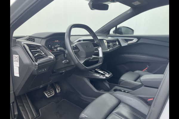 Audi Q4 e-tron 50 quattro Launch edition S Competition 77 kWh 1Eig Warmtepomp Sonos Camera Leer NL-Auto Uitstraling!