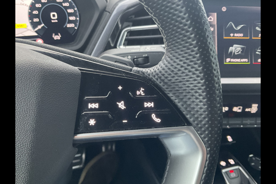 Audi Q4 e-tron 50 quattro Launch edition S Competition 77 kWh 1Eig Warmtepomp Sonos Camera Leer NL-Auto Uitstraling!