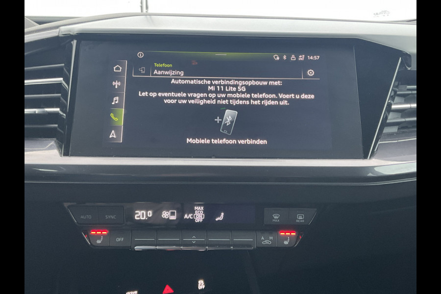 Audi Q4 e-tron 50 quattro Launch edition S Competition 77 kWh 1Eig Warmtepomp Sonos Camera Leer NL-Auto Uitstraling!