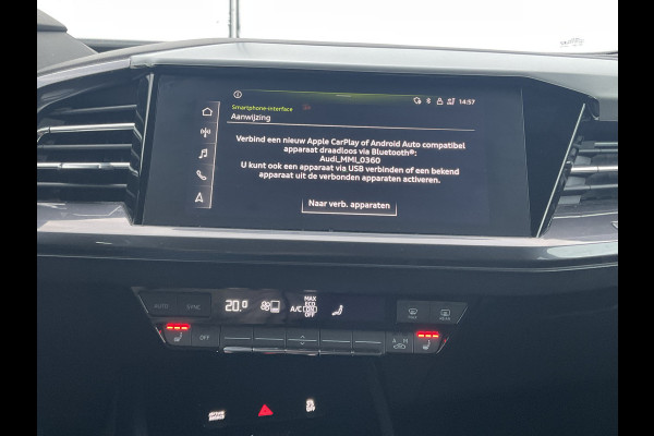 Audi Q4 e-tron 50 quattro Launch edition S Competition 77 kWh 1Eig Warmtepomp Sonos Camera Leer NL-Auto Uitstraling!