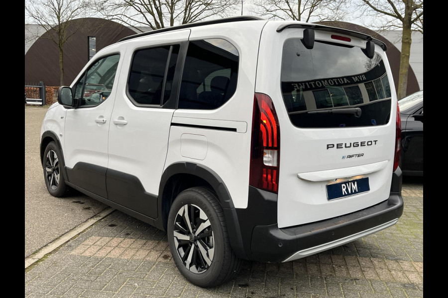 Peugeot e-Rifter 136 GT L1 VAN: 33.900,- VOOR: 30.877,- UW EINDEJAARSVOORDEEL: 3.023,- | RIJKLAARPRIJS | UNIEK LAGE KMSTAND | TOPSTAAT!