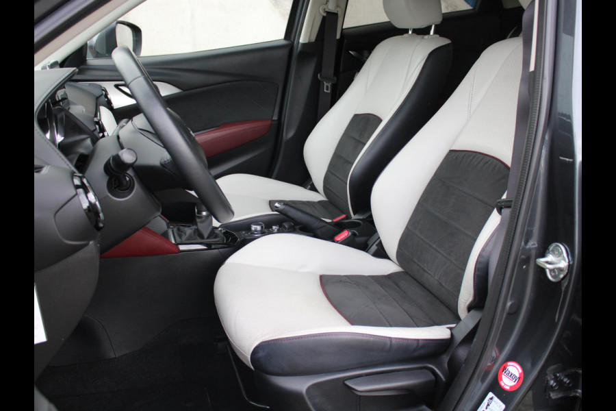 Mazda CX-3 2.0 SkyActiv-G 120 GT-M | LEDEREN BEKLEDING | NAVIGATIE | ACHTERUITRIJCAMERA |