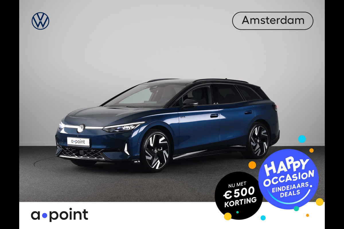 Volkswagen ID.7 Tourer GTX 86 kWh 340 pk | Verlengde garantie | Navigatie | Panoramadak | Trekhaak (wegklapbaar) | Parkeersensoren (Park assist) | Rondomzicht camera | Stoelverwarming |