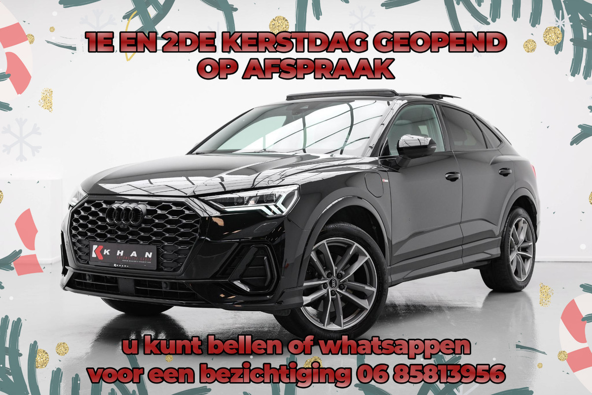 Audi Q3 Sportback 45 TFSI e S-Edition |Pano|3xS-Line|Sonos|360|Dodehoek|