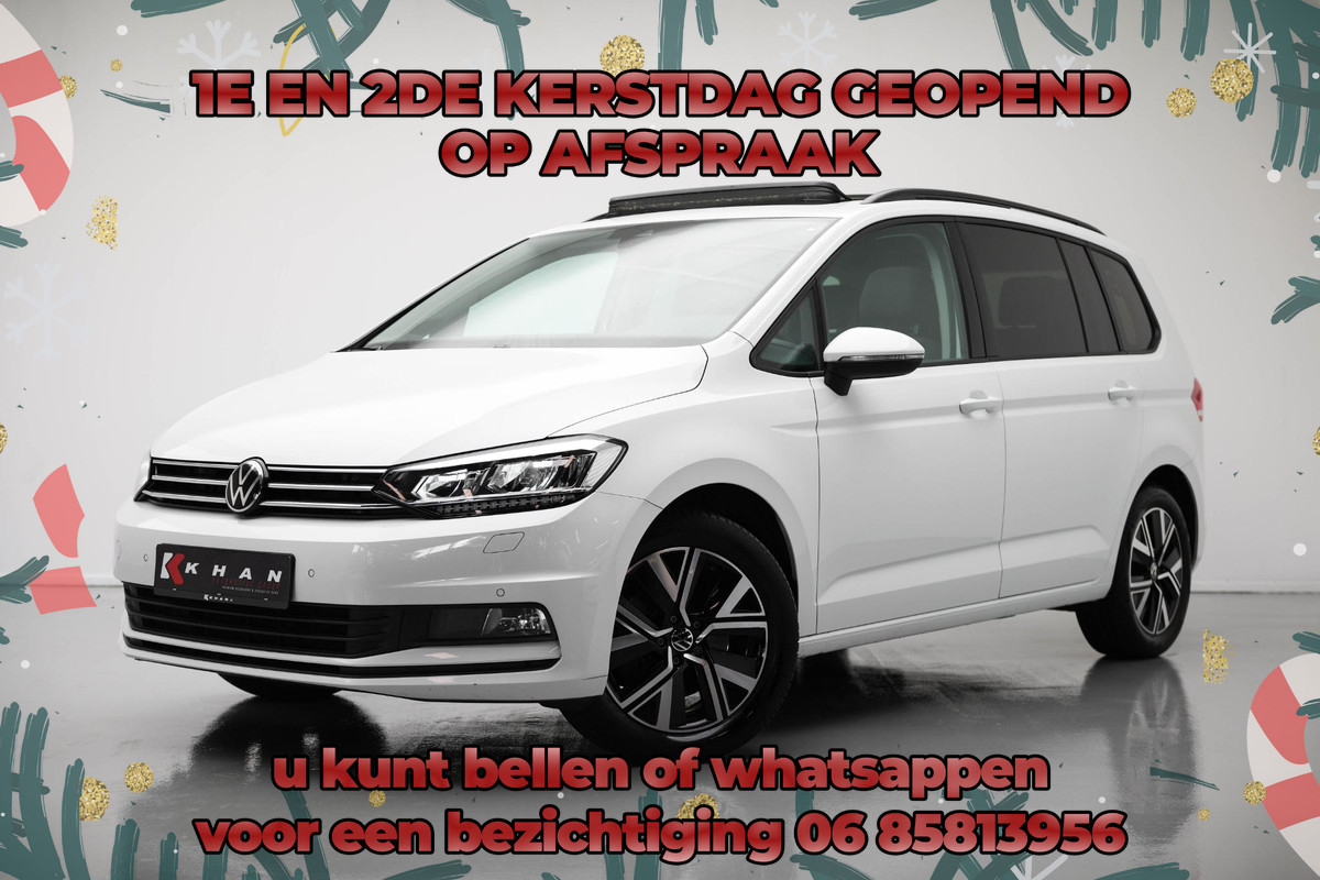 Volkswagen Touran 1.5 TSI Business 7p |Pano|Virtual|Keyless|Dodehoek|ACC|Camera|
